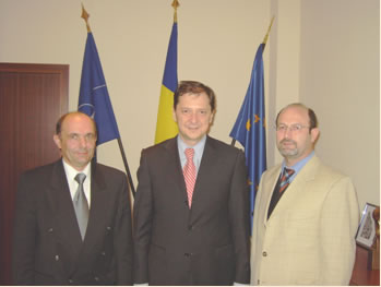Bild mit Meinhardt, Mazuru und Schöpf Bild mit Meinhardt, Mazuru und Schöpf